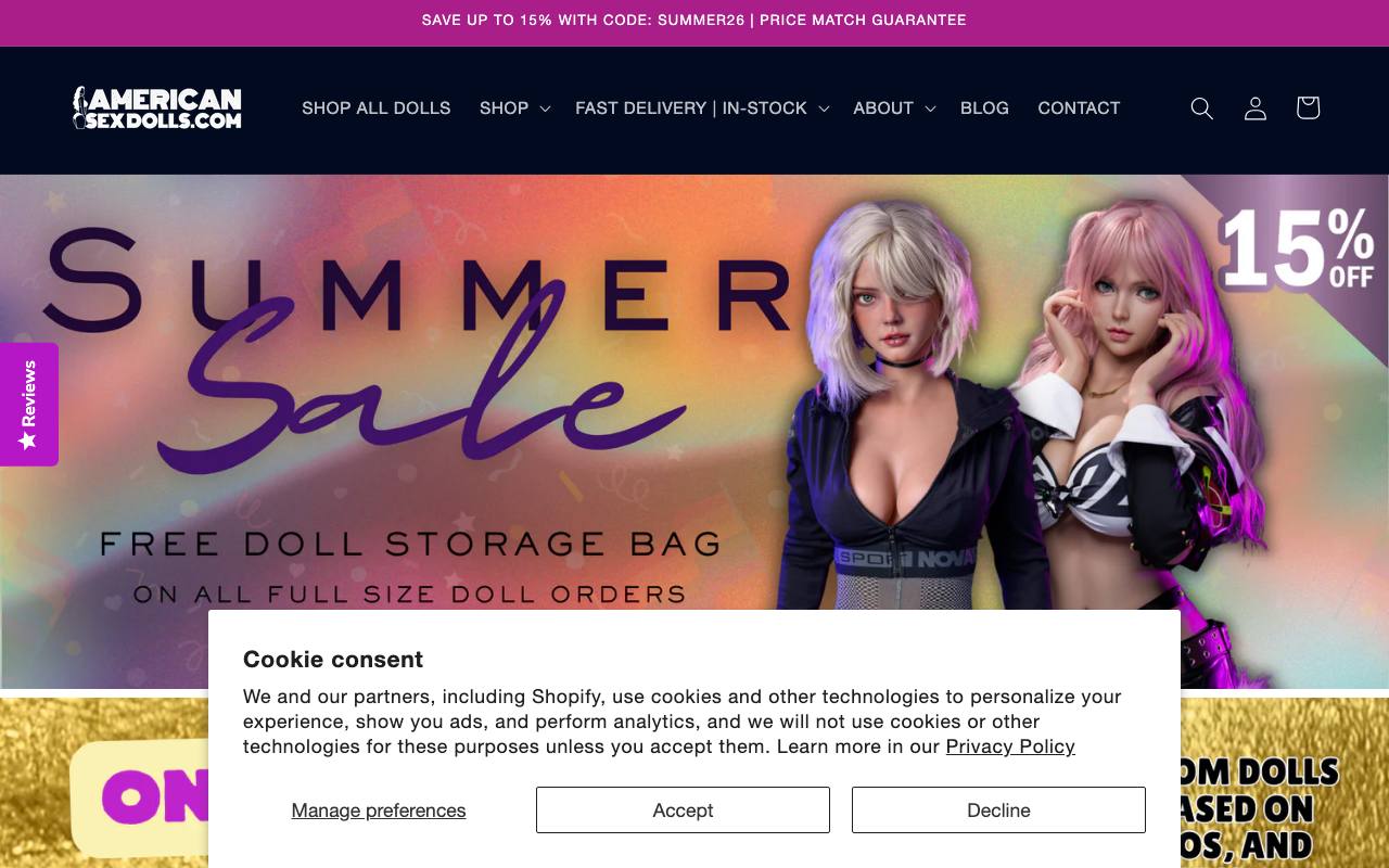 AmericanSexDolls screenshot