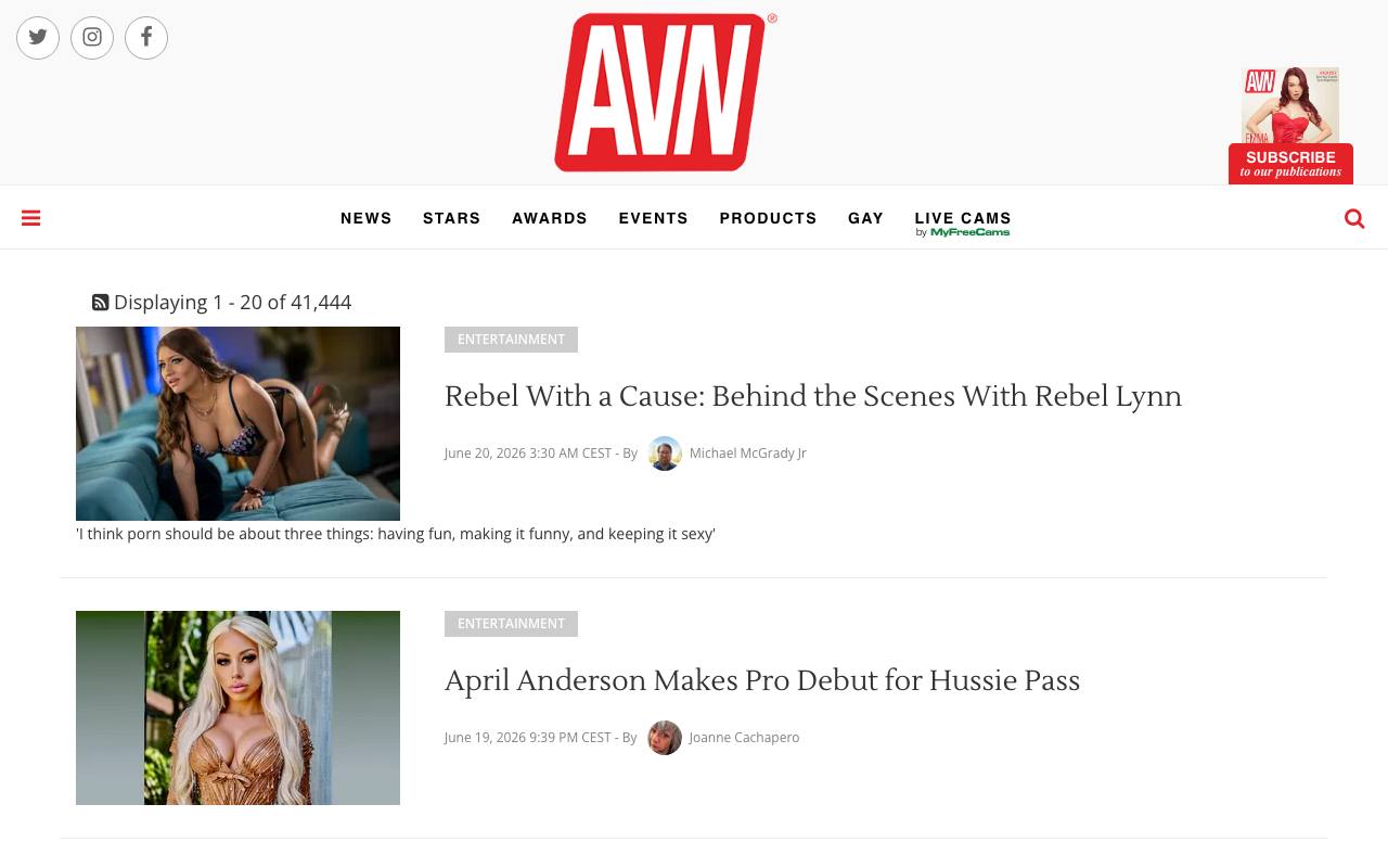 AVN screenshot