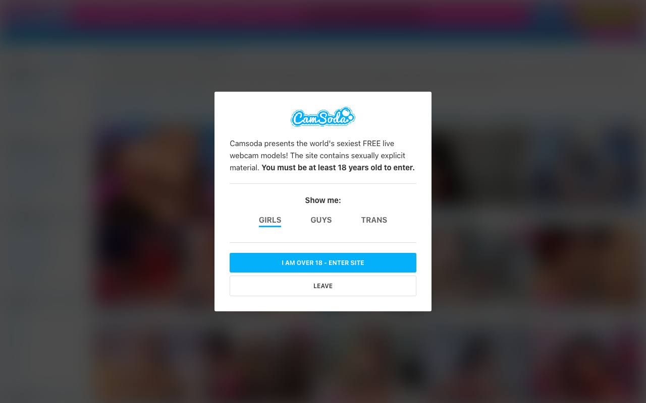 CamSoda screenshot