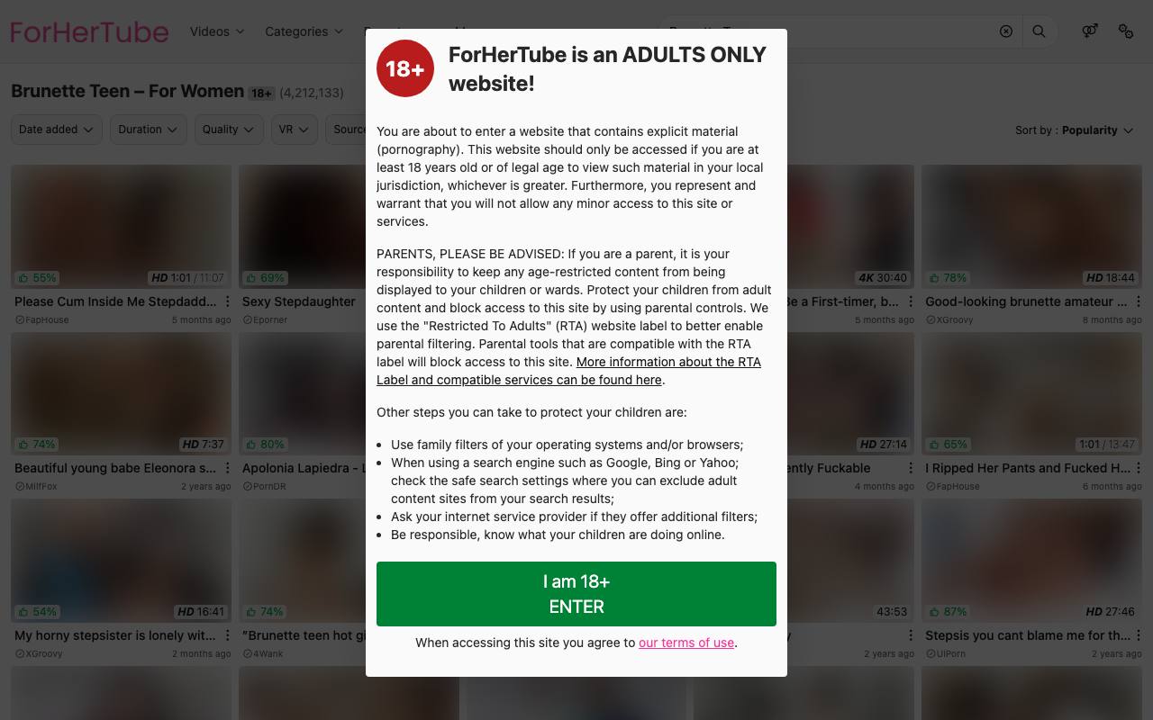 ForHerTube screenshot