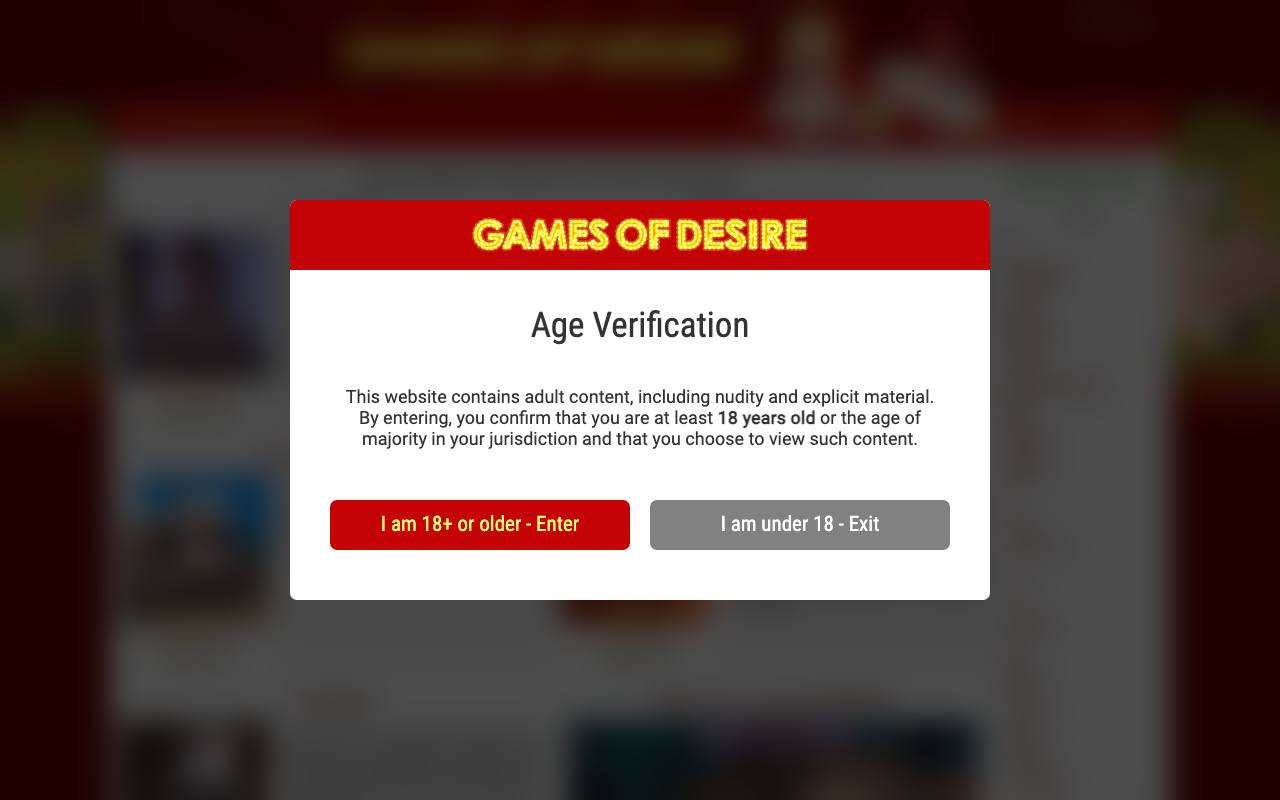 GamesOfDesire screenshot