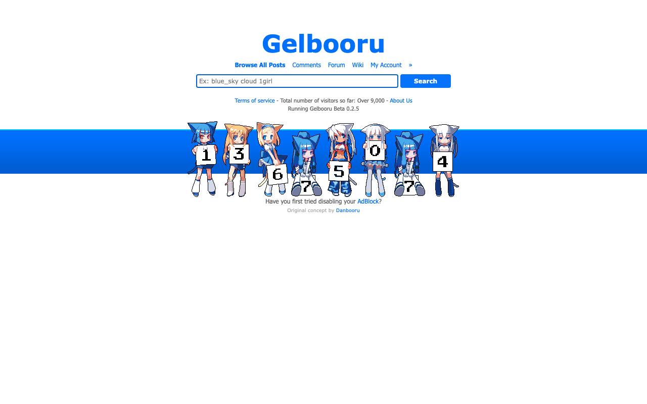 Gelbooru screenshot