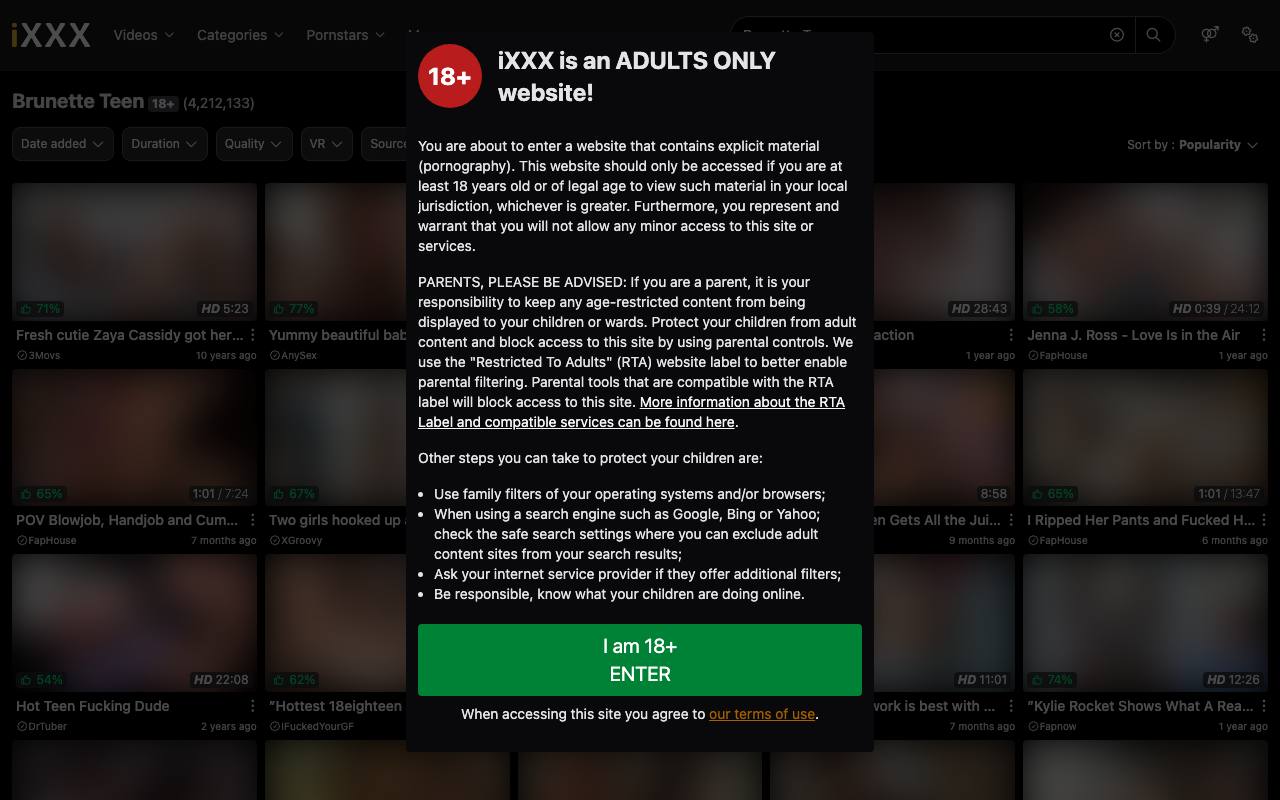 IXXX screenshot