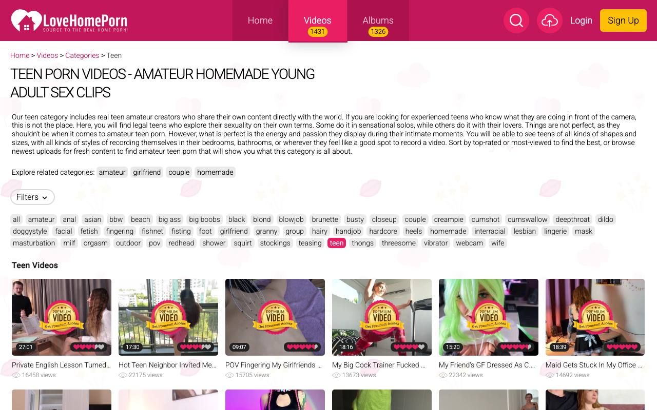 LoveHomePorn screenshot