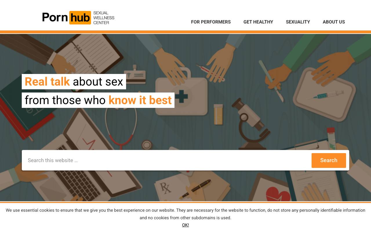PornHub screenshot